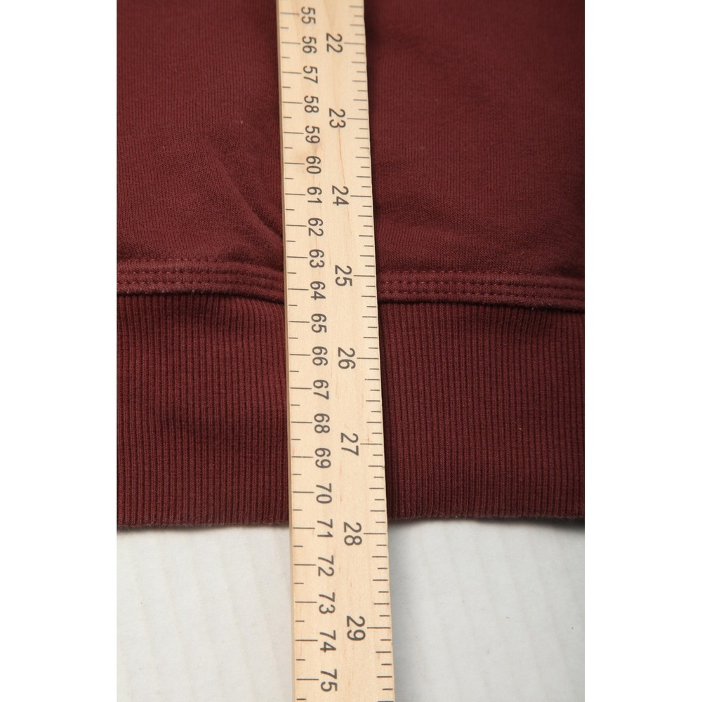 Gymshark Legacy Hoodie Mens M Cherry Brown Lifting Club Shark Graphic Fleece - Picture 11 of 12
